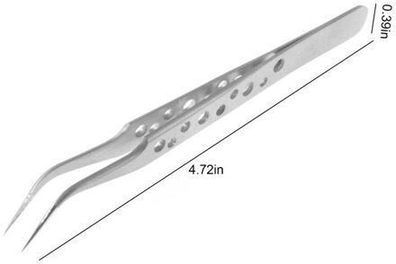 Precisie Roestvrijstalen Pincet Industriële Elektronica Gebogen Rechte Tang Wees Mobiele Telefoon Hand Reparatie Gereedschap Pincet