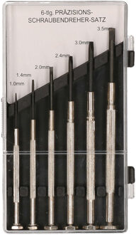 Precisie schroevendraaierset - 6-delig - voor horloges en brillen