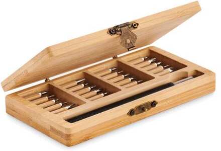 Precisie Schroevendraaierset Bamboe