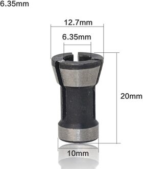 Precisie Spantang 6Mm/6.35Mm/8Mm Graveren Trimmen Machine Elektrische Router Voor Machinebouw Houtbewerking cutter