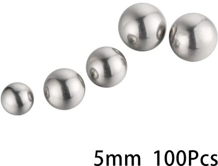 Precisie Stalen Bal 6Mm Staal Bal Standaard 3mm4mm5mm6mm7mm8mm Kleine Stalen Bal Knikkers 5mm(100stk)