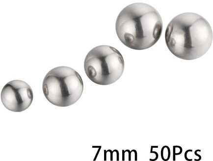 Precisie Stalen Bal 6Mm Staal Bal Standaard 3mm4mm5mm6mm7mm8mm Kleine Stalen Bal Knikkers 7mm(50stk)