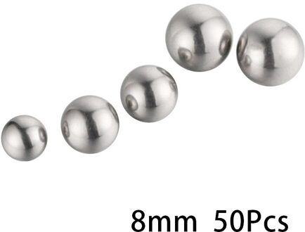 Precisie Stalen Bal 6Mm Staal Bal Standaard 3mm4mm5mm6mm7mm8mm Kleine Stalen Bal Knikkers 8mm(50stk)