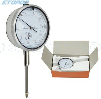 Precisie Tool 0-30mm Dial Indicator Gauge 0.01mm Nauwkeurigheid Meetinstrument Gereedschap