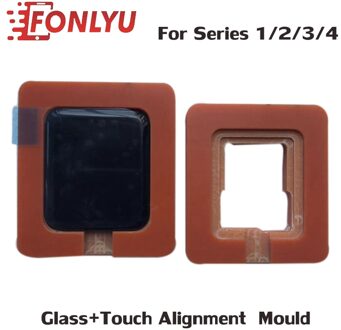 Precisie Uitlijning Positie Mould voor Apple Horloge 42/38/40/44mm Serie 1 2 3 4 beschadigd Glas OCA Touch + Glas LCD Display Reparatie For S1 42mm