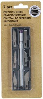Precisiemes 7-delig zilver