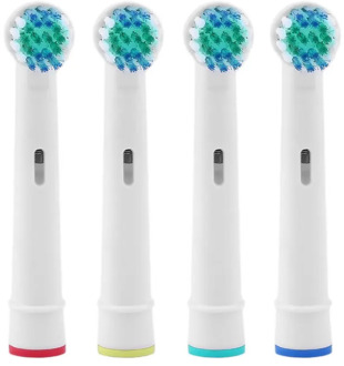 Precision 4 Pcs/Set Replacement Brush Heads For Oral-B,Tooth Brush Heads Home Use Electric Toothbrush Accessories