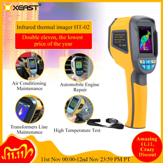 Precision Thermal Imaging Camera Infrared Thermometer Imager -20~300 Degree HT-02 2.4 Inch High Resolution Color Screen In Stock