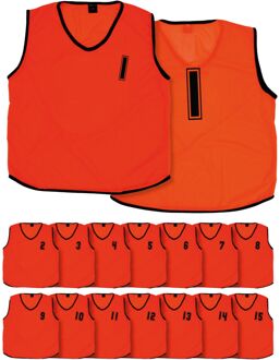 Precision Training Bibs Junior (1-15) (10-14 jaar) oranje - 1-SIZE