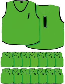 Precision Training Bibs Junior (1-15) (4-9 jaar) groen - 1-SIZE