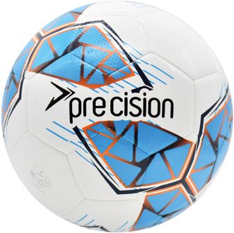 Precision Training Fusion FIFA Basic Voetbal wit - blauw - oranje - zwart - 5