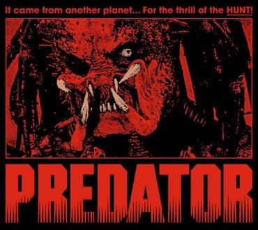 Predator Thrill Of The Hunt Unisex T-Shirt - Black - 4XL Zwart