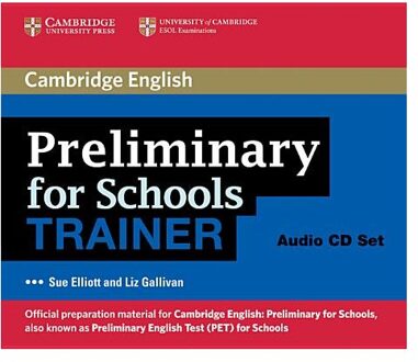 Preliminary for Schools Trainer Audio CDs (3)