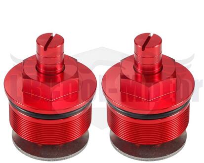 Preload Vork Cap Voor Honda XL600 Transalp 600 1987-1999 88 XL650 Transalp 650 2000-2007 01 02 03 41 Mm Hexagon Passen Vork Bout rood
