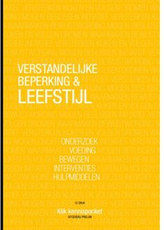 Prelum Uitgevers Verstandelijke Beperking & Leefstijl - Tjitske Gijzen