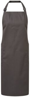Premier Biologisch Fairtrade Gecertificeerd Gerecycled Volledig Schort (Donkergrijs) - One Size