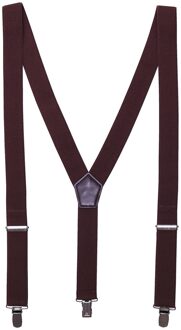 Premier Clip-On broekbeugels (Bruin) - One Size