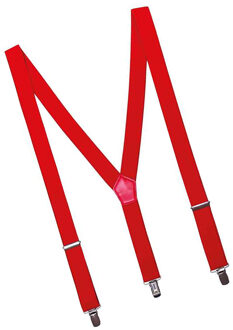 Premier Clip-on broekbeugels Rood