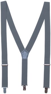 Premier Clip-On broekbeugels (Staal) Grijs - One Size