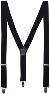 Premier Clip-On broekbeugels (Zwart) - One Size