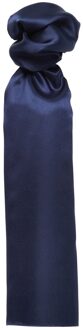 Premier Colours effen sjaal (Marine) Navy