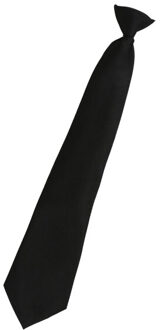 Premier Colours orginals fashion clip-on stropdas - maat One size Zwart