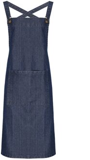 Premier Cross Back Barista Slabberschort (Indigo Denim) Indigoblauw
