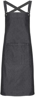 Premier Cross Back Barista Slabberschort (Zwarte denim)