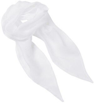 Premier Dames chiffon sjaal Wit
