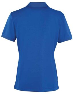 Premier Dames coolchecker poloshirt Blauw