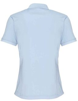 Premier Dames coolchecker poloshirt Blauw