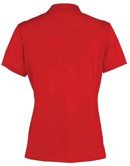 Premier Dames coolchecker poloshirt Rood