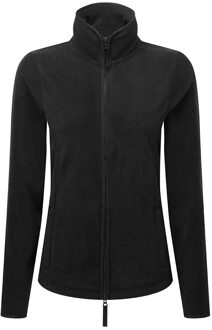 Premier Dames/Dames Artisan Contrast Trim Fleece Jacket (Zwart/Zwart) - XL