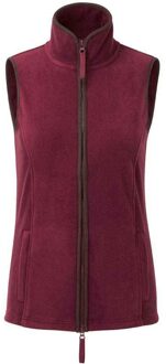 Premier Dames/dames Artisan Fleece Gilet (Bourgogne/Bruin) - L