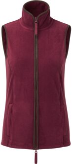 Premier Dames/dames Artisan Fleece Gilet (Bourgogne/Bruin) - L