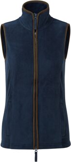 Premier Dames/dames Artisan Fleece Gilet (Marine / Bruin) Navy/blauw - 2XL