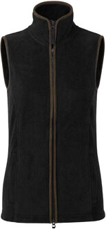 Premier Dames/dames Artisan Fleece Gilet (Zwart/Bruin)