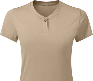 Premier Dames/dames Comis Duurzaam T-shirt (Khaki) - maat M Kaki