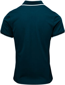 Premier Dames/Dames Coolchecker Contrast Piqué Poloshirt (Marine / Wit) Navy - M