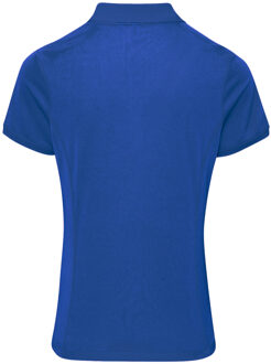 Premier Dames/dames Coolchecker korte mouw Pique Polo T-Shirt (Koninklijk) Blauw - 2XL
