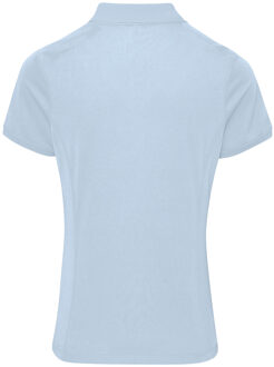 Premier Dames/dames Coolchecker korte mouw Pique Polo T-Shirt (Lichtblauw) - maat 2XL