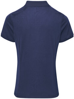 Premier Dames/dames Coolchecker korte mouw Pique Polo T-Shirt (Marine) - maat XL Navy