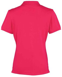 Premier Dames/Dames Coolchecker Piqué Poloshirt (Heet Roze) - EU 38 / UK 10
