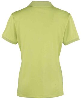 Premier Dames/Dames Coolchecker Piqué Poloshirt (Kalk) - maat EU 44 / UK 16 Groen