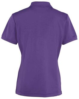 Premier Dames/Dames Coolchecker Piqué Poloshirt (Paars) - maat