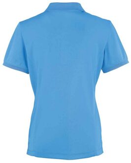 Premier Dames/Dames Coolchecker Piqué Poloshirt (Saffierblauw) - maat EU 40 / UK 12
