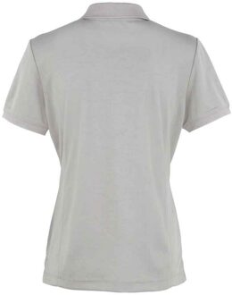 Premier Dames/Dames Coolchecker Piqué Poloshirt (Zilver) - maat