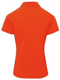 Premier Dames/Dames Coolchecker Plus Poloshirt (Oranje) - maat XS