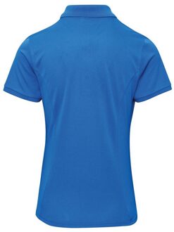 Premier Dames/Dames Coolchecker Plus Poloshirt (Saffierblauw) - M