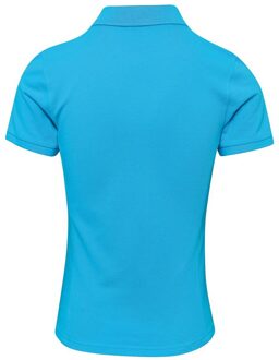 Premier Dames/Dames Coolchecker Plus Poloshirt (Turquoise) - M